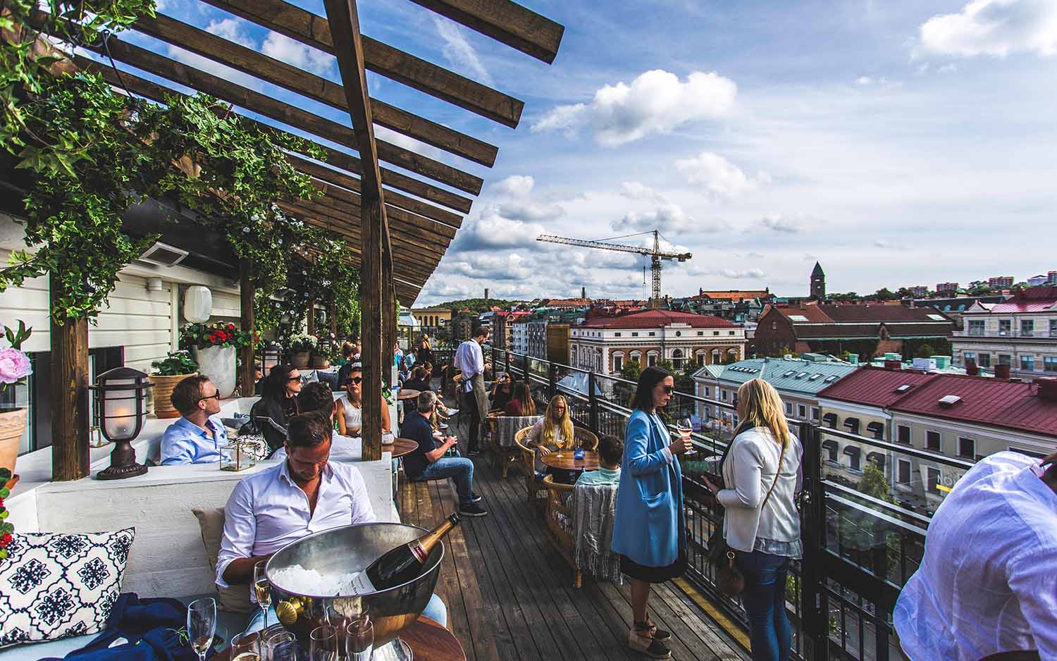 Hotel Bellora interior corridor with art and warm ambiance