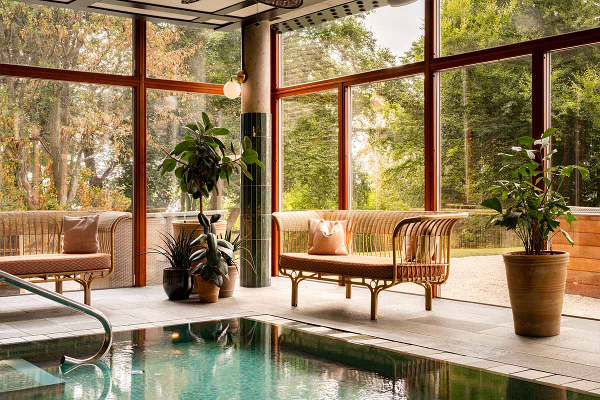 Ellery Beach House stylish interior lounge with Scandinavian design