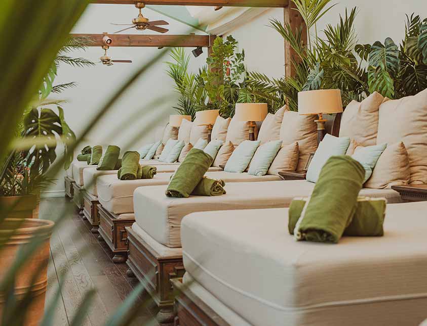 Conference setup with natural light at Falkenberg Strandbad