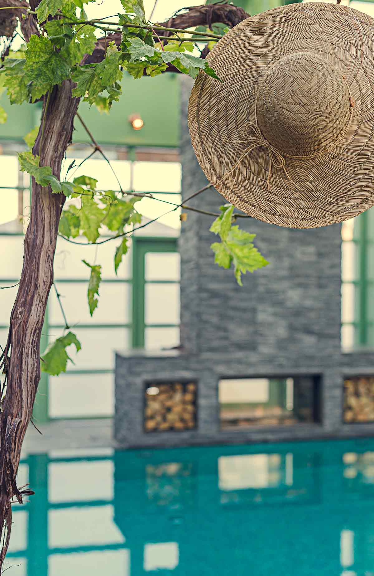 Spa relaxation area at the Retreat Club, Falkenberg Strandbad