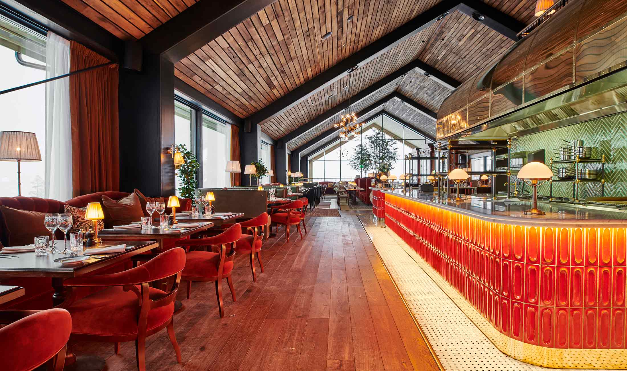 Wellness and sauna area at Fyri Resort Hemsedal