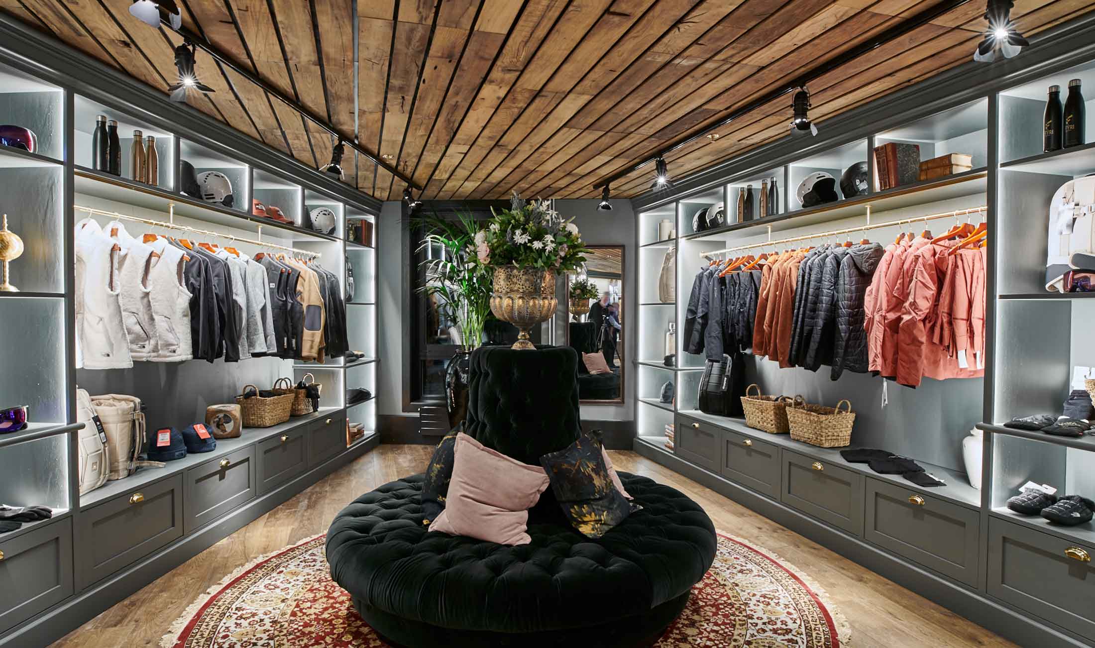 Mountain lodge exterior of Fyri Resort conference venue in winter