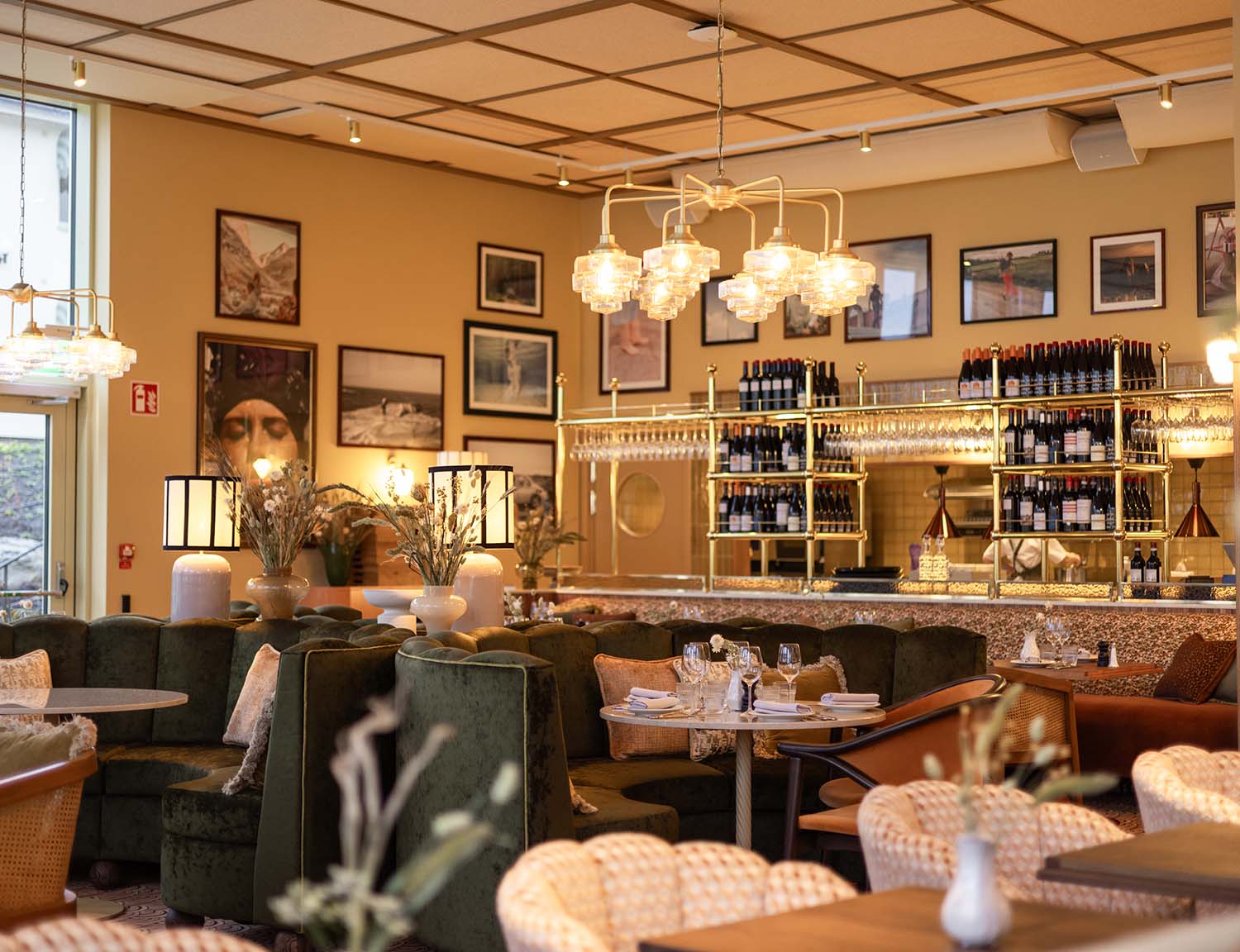 Hjortviken heated outdoor pool surrounded by nature