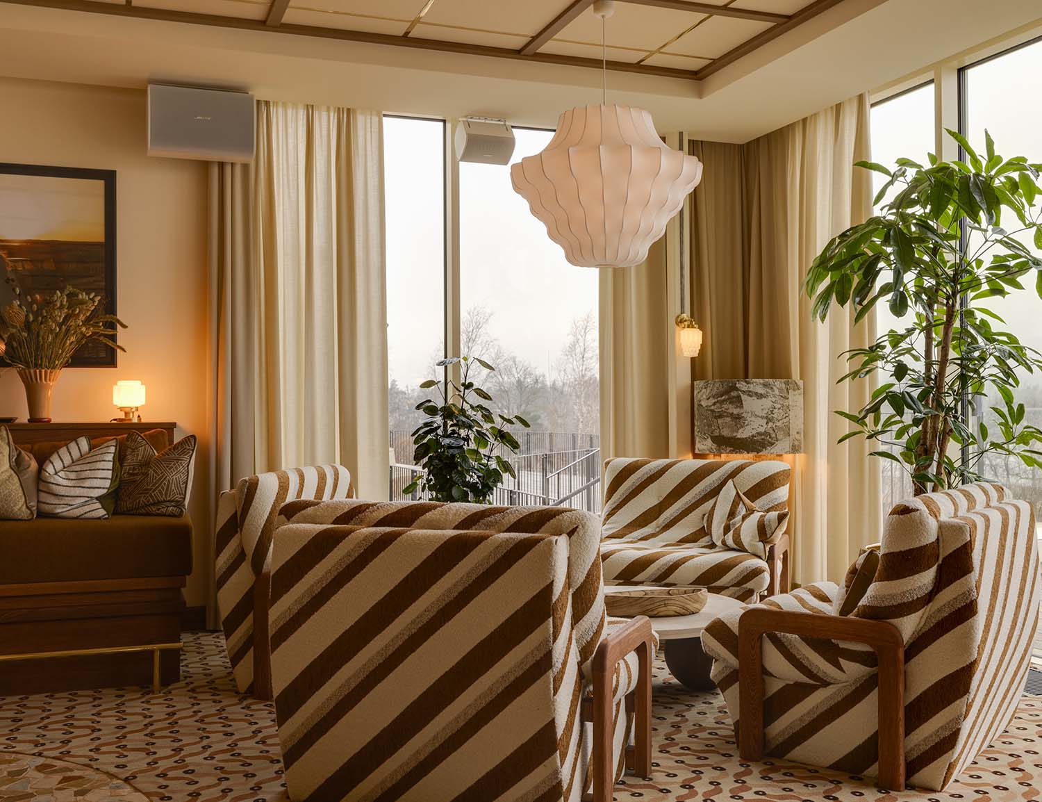 Hjortviken Country Club aerial view showing the full property