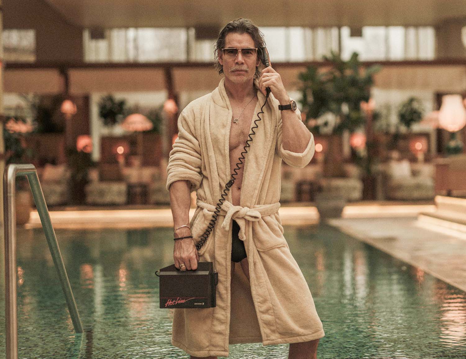 Hjortviken hallway with art and warm Scandinavian decor