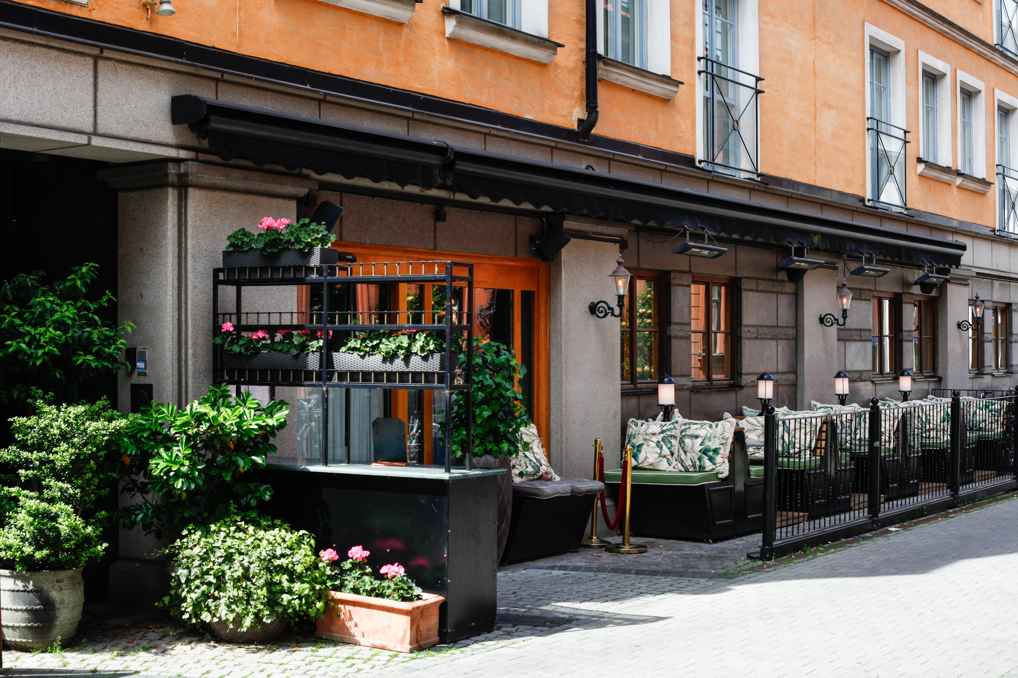 Stylish interior with eclectic decor at MJ'S Malmö