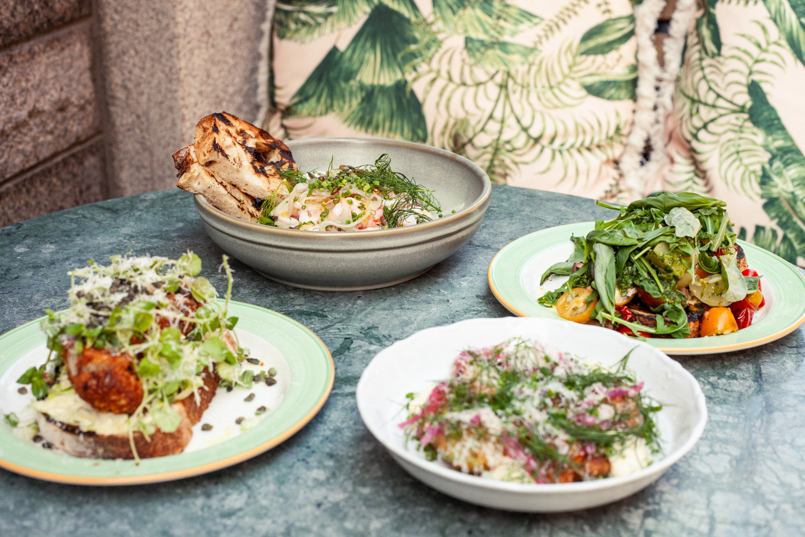Summer lunch with fresh dishes at MJ'S conference venue Malmö