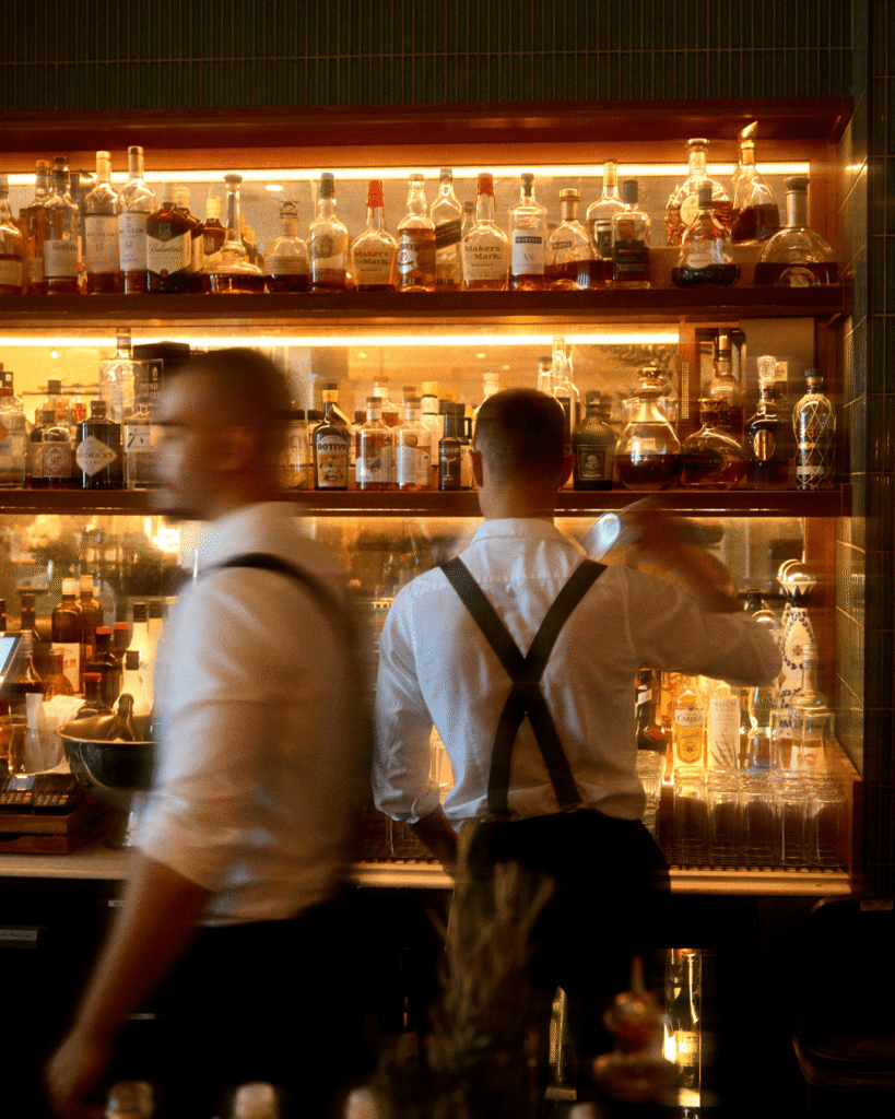 Beach and coastal scenery outside Marienlyst Strandhotel