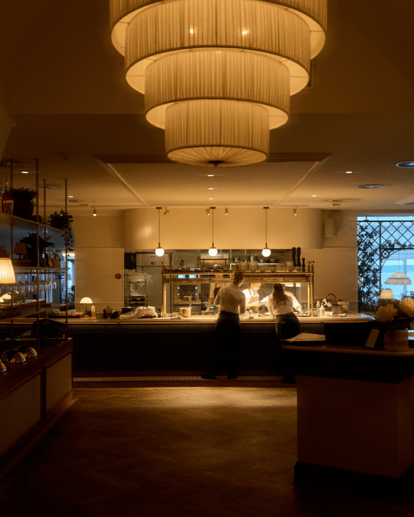 Evening ambiance at Marienlyst Strandhotel conference venue