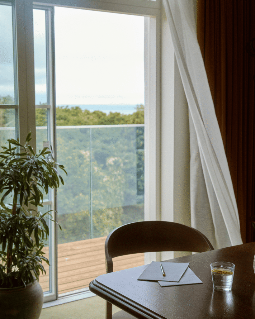 Modern meeting room setup at Marienlyst Strandhotel conference venue