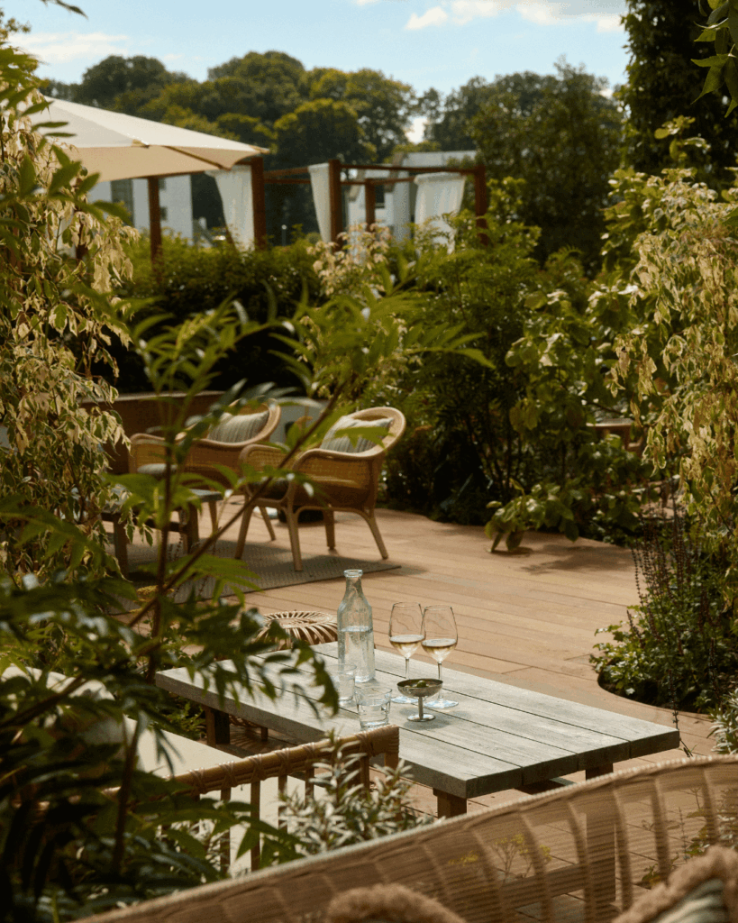 Boardroom prepared for executive meeting at Marienlyst Strandhotel
