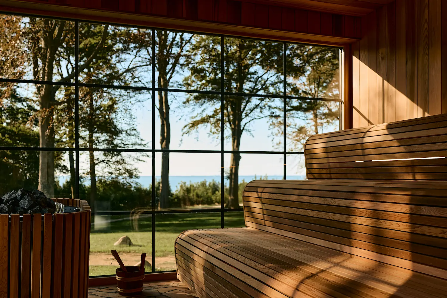 Maryhill Estate interior lounge with refined Scandinavian decor