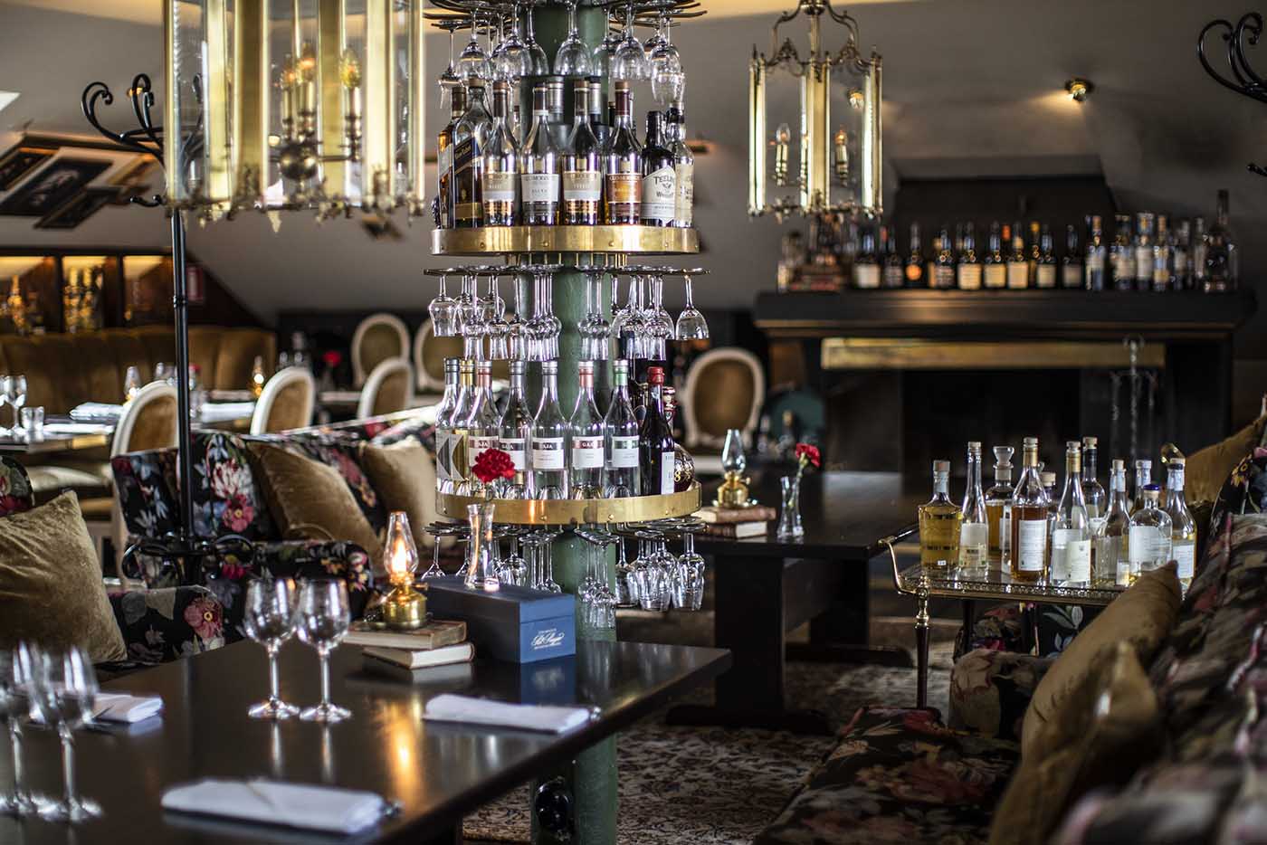 Craft cocktails being prepared at Bar Amuse, Hotel Pigalle