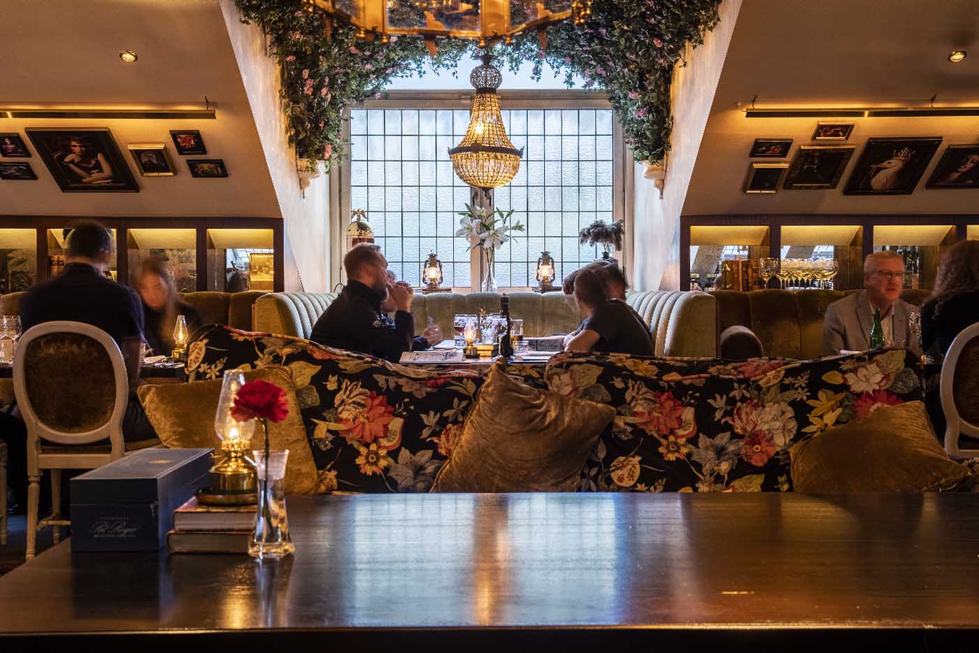 Boutique hotel room with refined decor at Hotel Pigalle