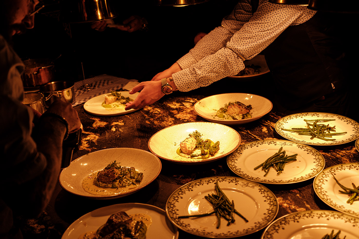 Live kitchen dinner event at Restaurant Pigalle Gothenburg