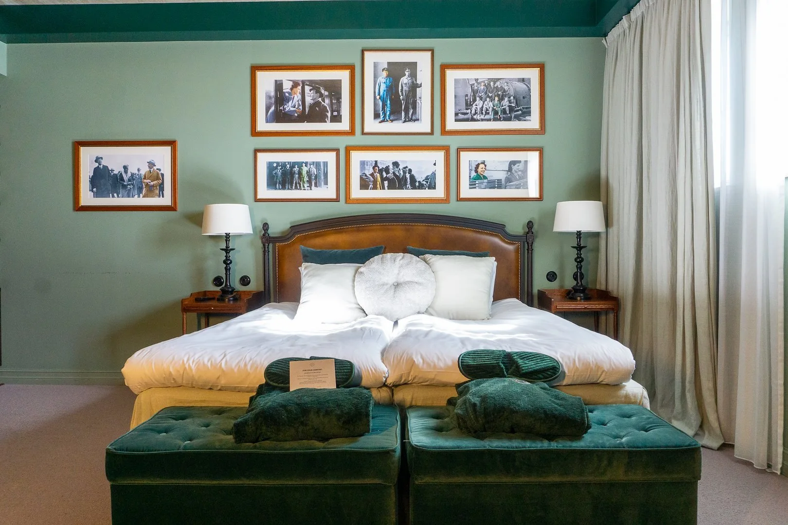 Deluxe Lake View room overlooking Lake Malaren at The Steam Hotel