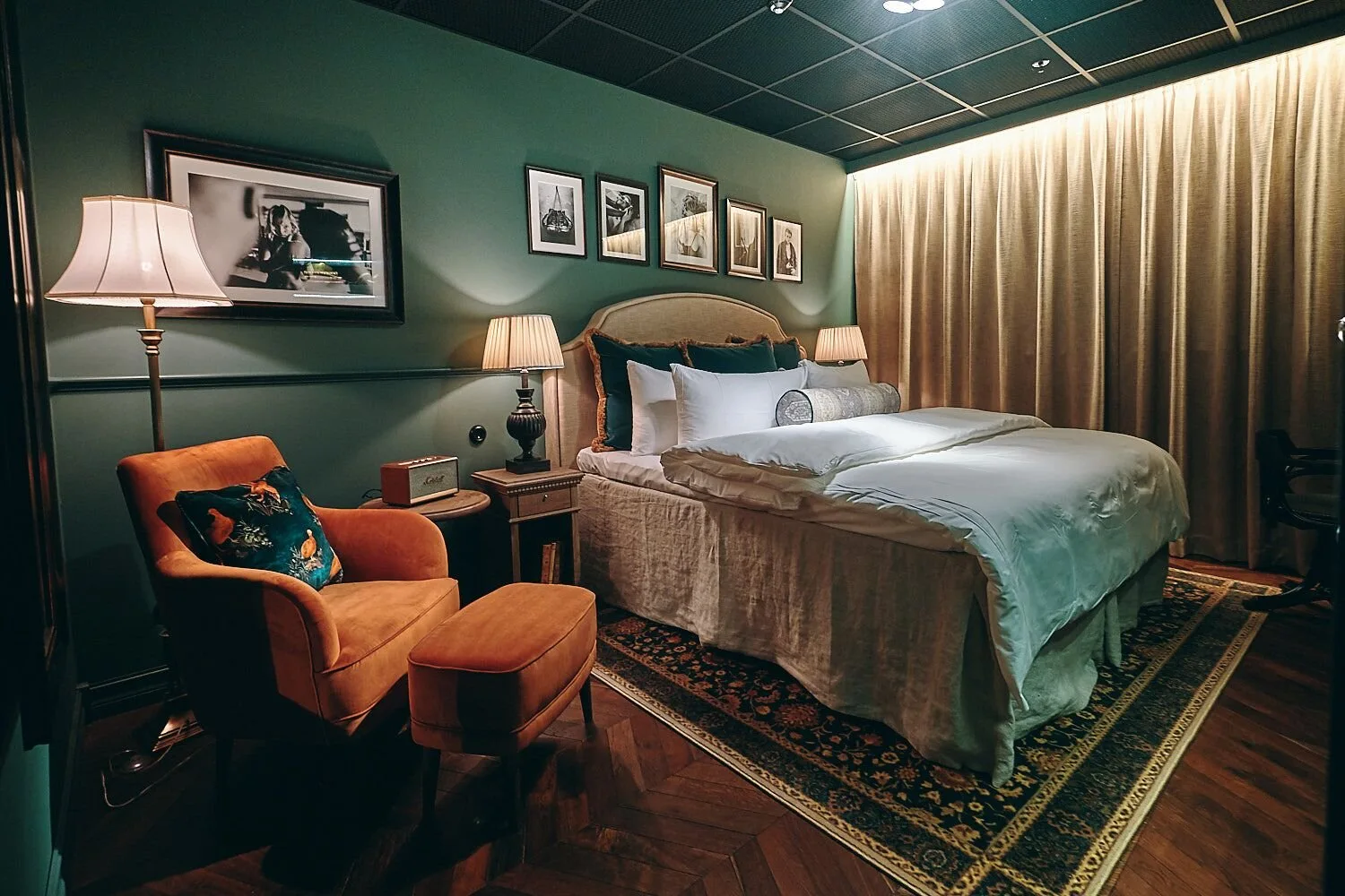 Cozy Sleep Well room designed for restful stays at The Steam Hotel