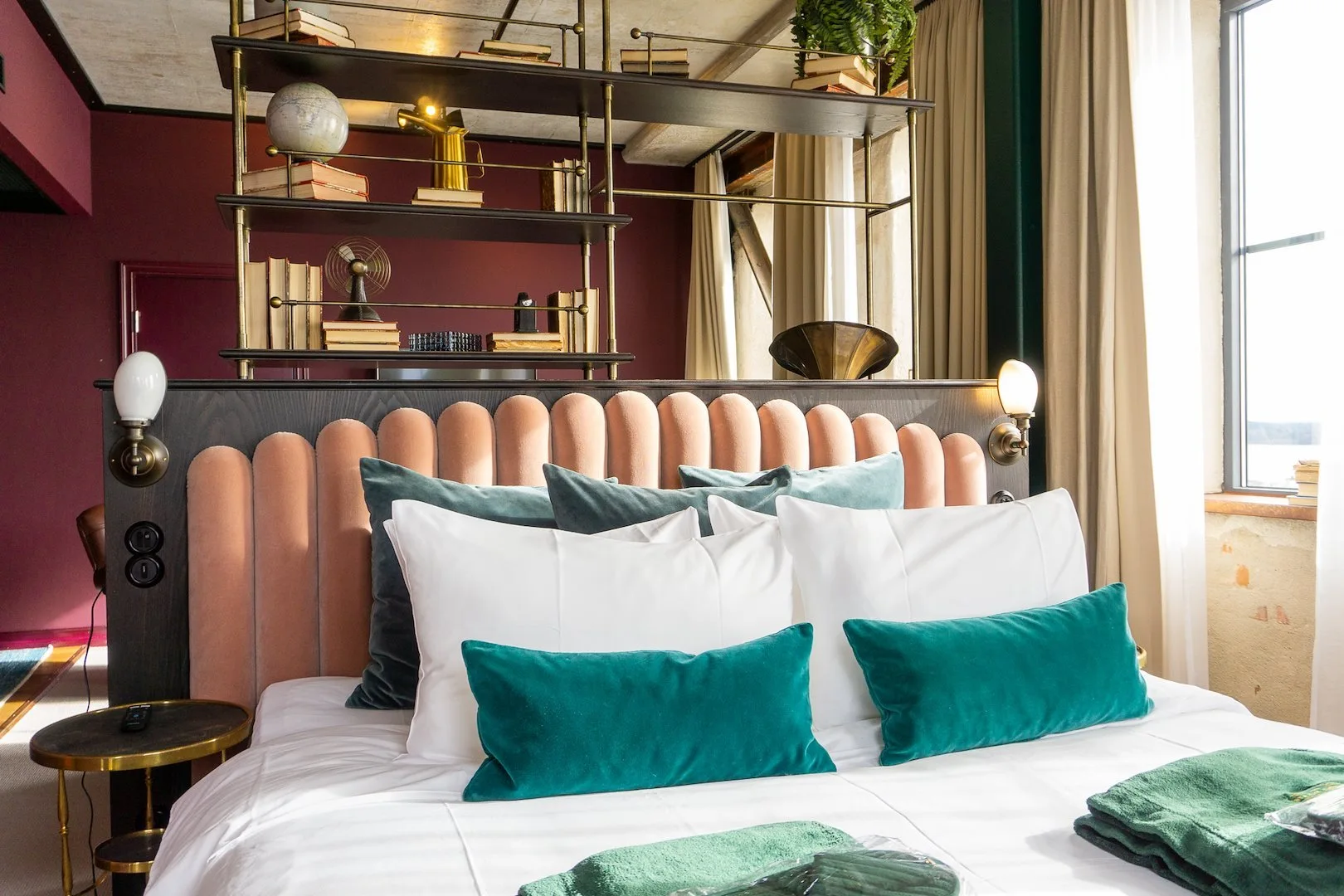 Spacious suite with lounge area at The Steam Hotel Vasteras