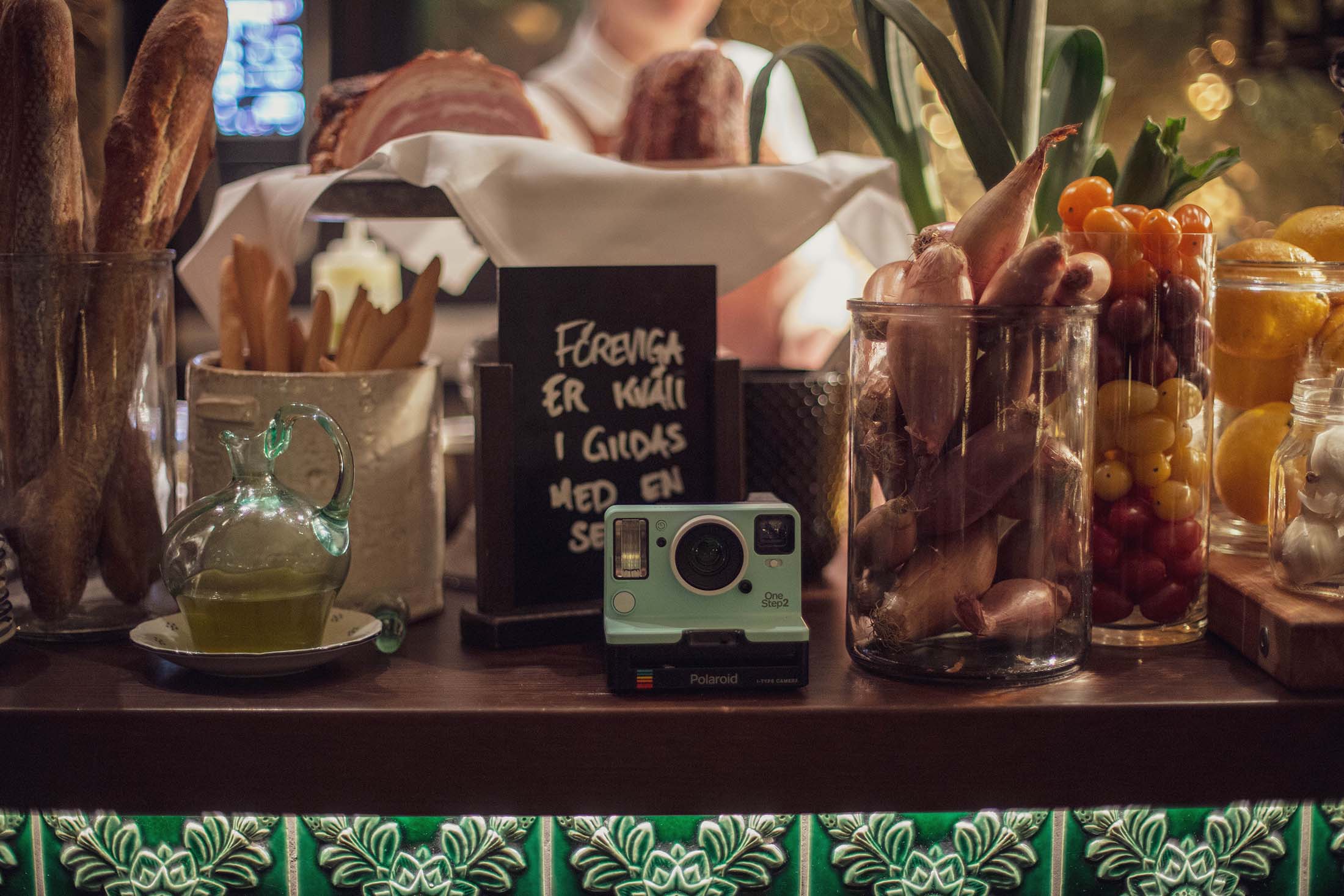 Fine dining plating at Gildas restaurant, Ystad Saltsjobad