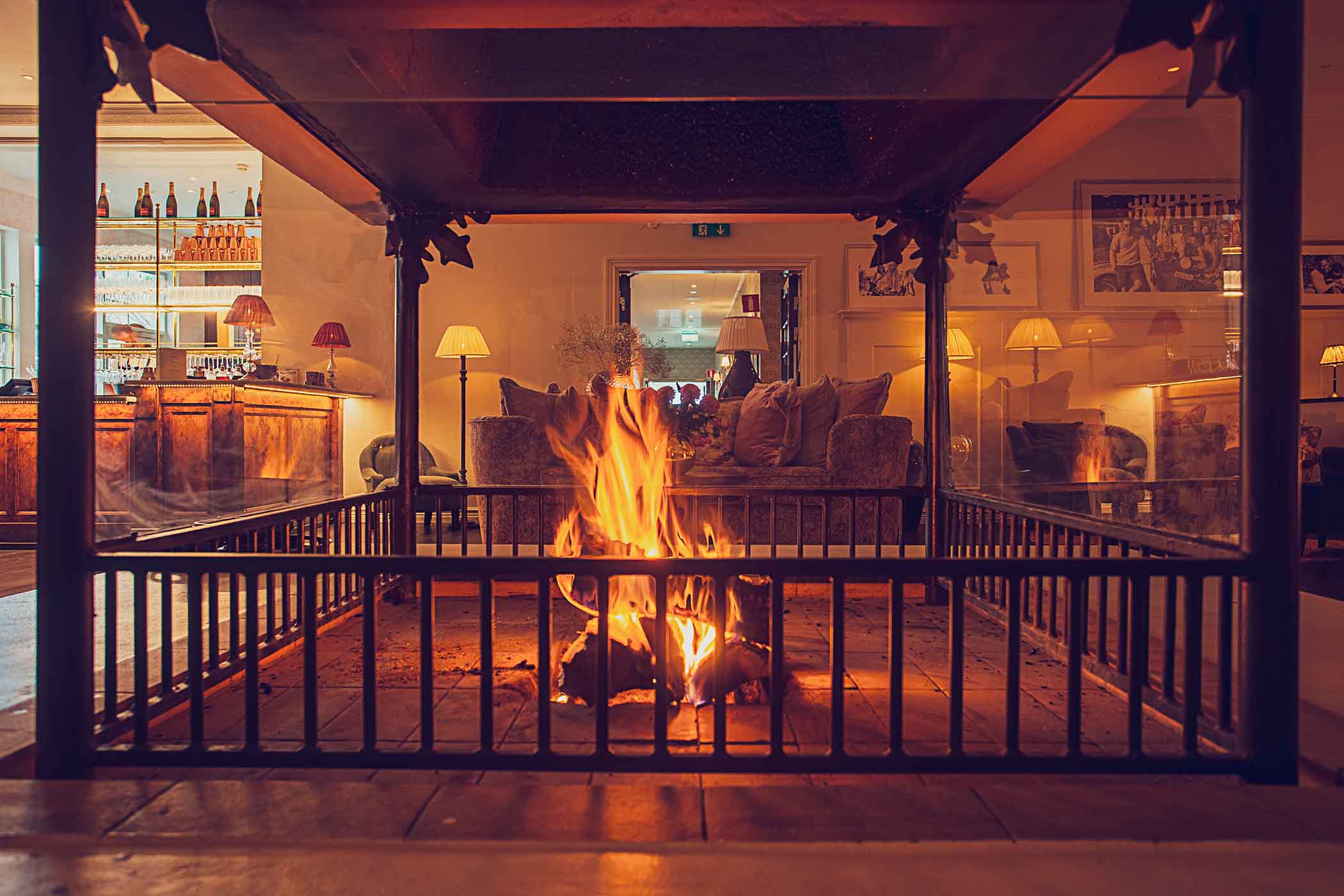 Grand conference hall with stage at Ystad Saltsjobad resort