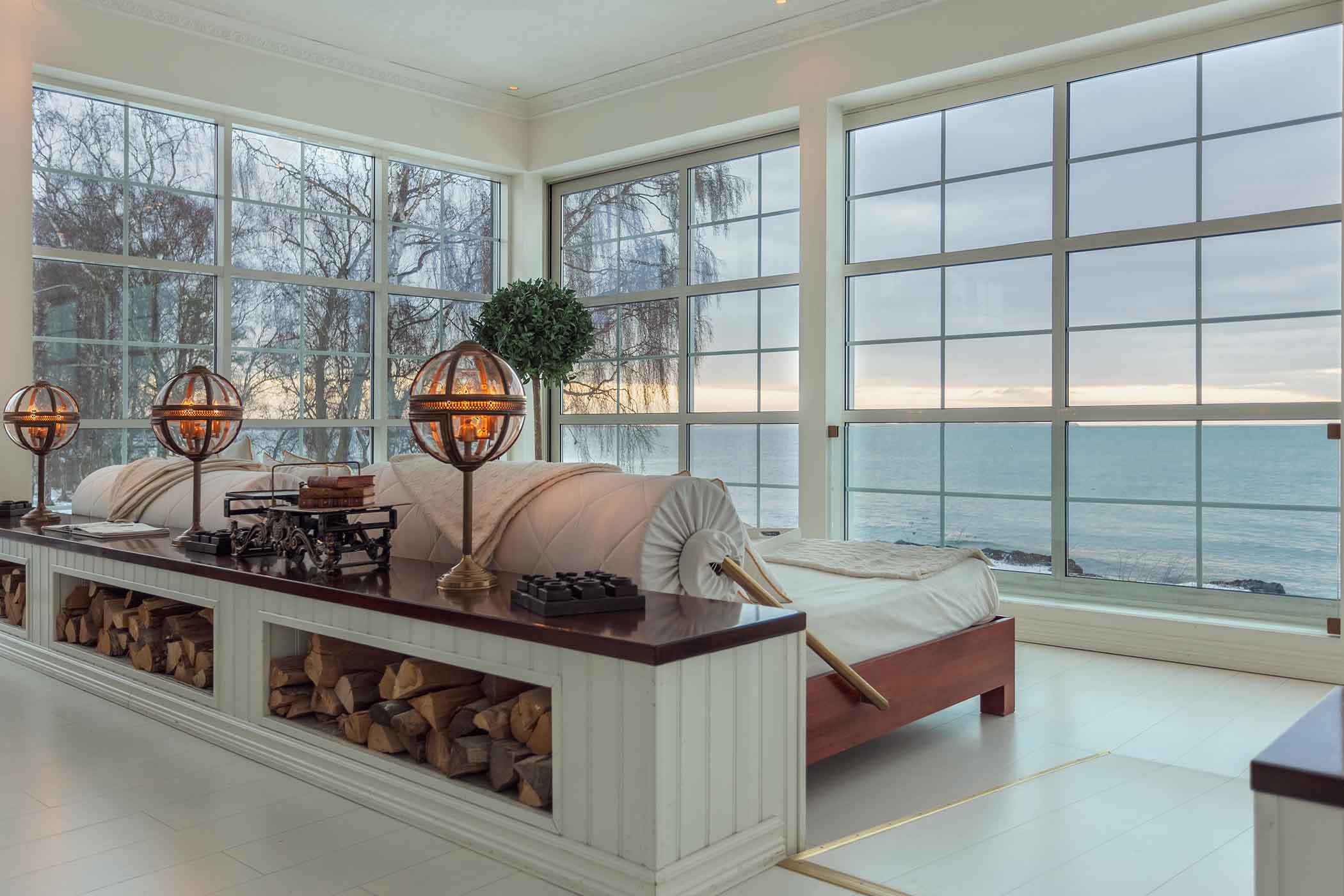 Conference hall with professional setup at Ystad Saltsjobad